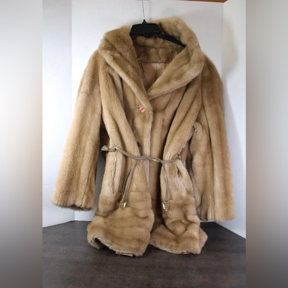 Tissavel of France Faux Fur Coat